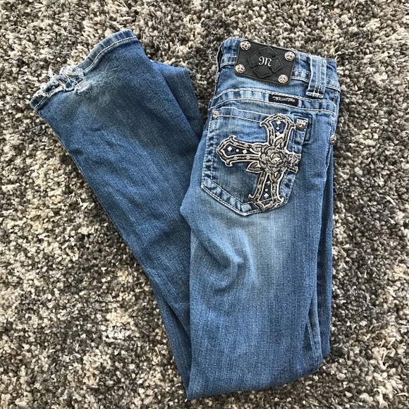 Miss Me Denim - Miss Me Boot Stretch Embellished Jeans Size 25